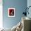 Jacqueline a Mantille Sur Fond Rouge-Pablo Picasso-Art Print displayed on a wall