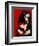 Jacqueline a Mantille Sur Fond Rouge-Pablo Picasso-Framed Art Print