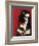 Jacqueline a Mantille Sur Fond Rouge-Pablo Picasso-Framed Art Print