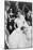 Jacqueline Bouvier Kennedy Emerging from St. Mary's Church on Her Wedding Day, September 12, 1953-null-Mounted Photo