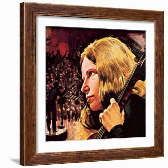 Jacqueline Du Pre-English School-Framed Giclee Print