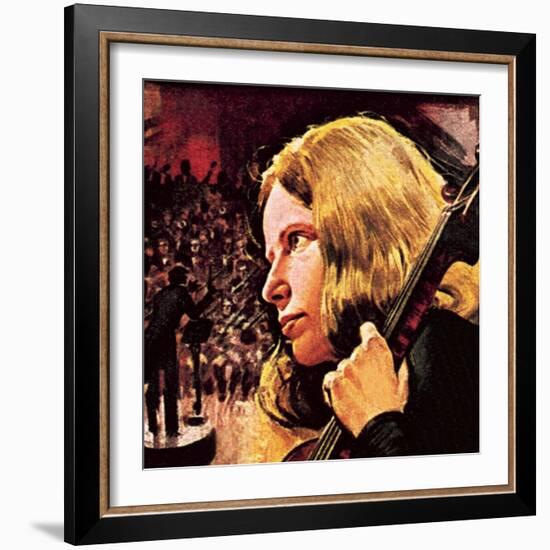 Jacqueline Du Pre-English School-Framed Giclee Print