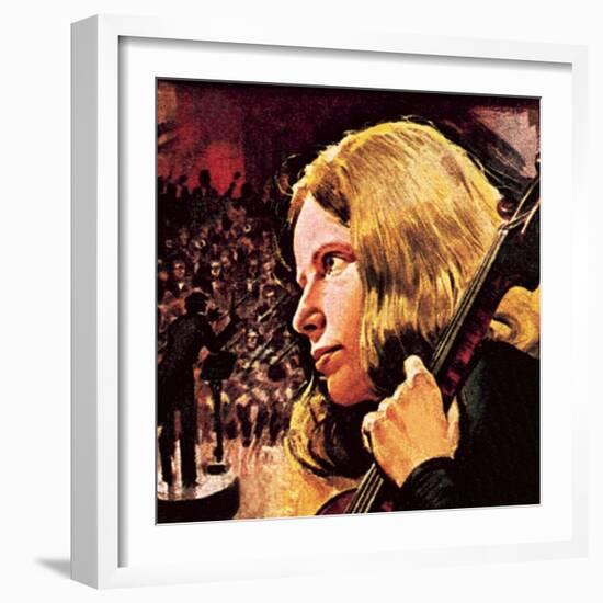 Jacqueline Du Pre-English School-Framed Giclee Print