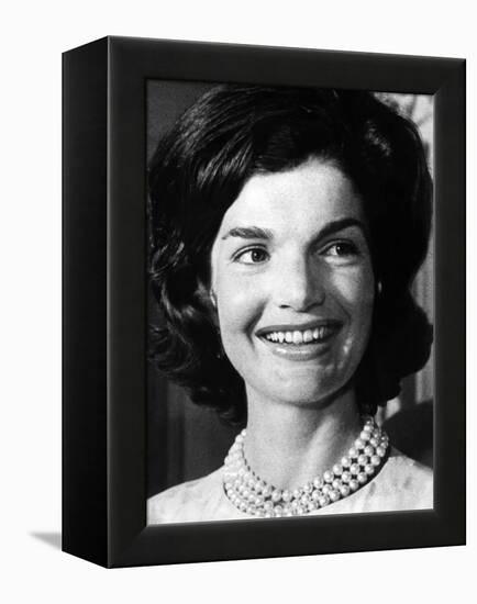 Jacqueline Kennedy as First Lady, ca 1962-null-Framed Stretched Canvas