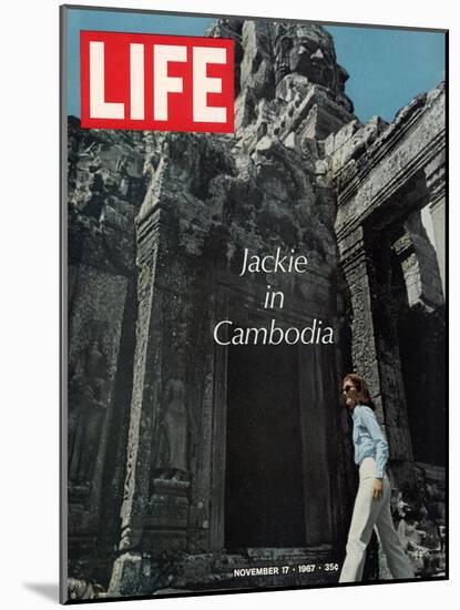 Jacqueline Kennedy in Cambodia, November 17, 1967-Larry Burrows-Mounted Photographic Print