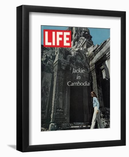 Jacqueline Kennedy in Cambodia, November 17, 1967-Larry Burrows-Framed Photographic Print