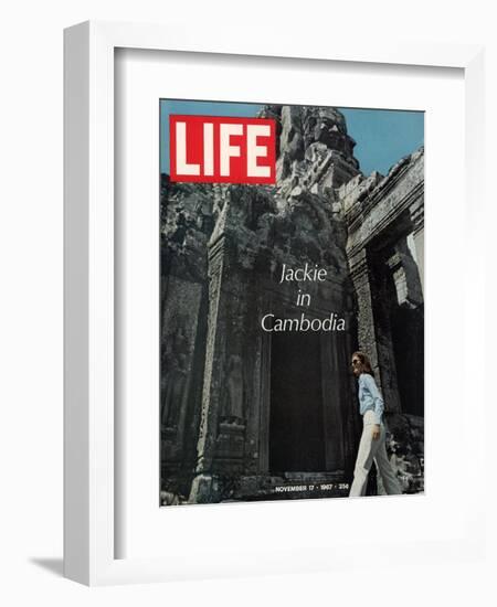 Jacqueline Kennedy in Cambodia, November 17, 1967-Larry Burrows-Framed Photographic Print