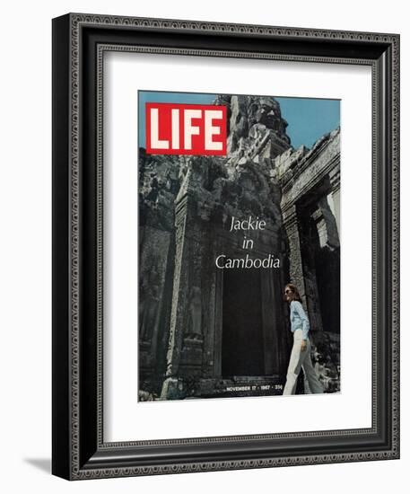 Jacqueline Kennedy in Cambodia, November 17, 1967-Larry Burrows-Framed Photographic Print