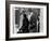 Jacqueline Kennedy, in Doorway of Her Temporary Georgetown Home after Leaving the White House-null-Framed Photo