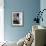 Jacqueline Kennedy in the Process of Redecorating the Blue Room of the White House-Ed Clark-Framed Photographic Print displayed on a wall