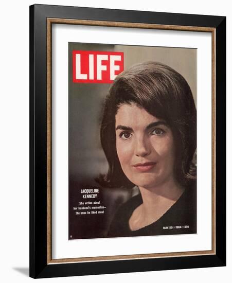 Jacqueline Kennedy, May 29, 1964-George Silk-Framed Photographic Print