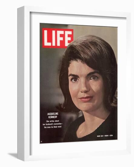 Jacqueline Kennedy, May 29, 1964-George Silk-Framed Photographic Print