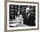 Jacqueline Kennedy Onassis and Boss Thomas H. Guinzburg at Viking Press-Alfred Eisenstaedt-Framed Premium Photographic Print