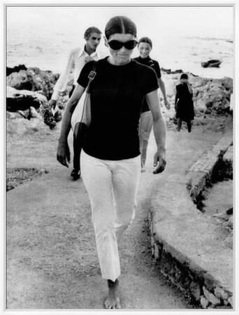 Jacqueline Kennedy Onassis on Vacation in Capri, Italy' Photo