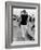 Jacqueline Kennedy Onassis on Vacation in Capri, Italy-null-Framed Photo