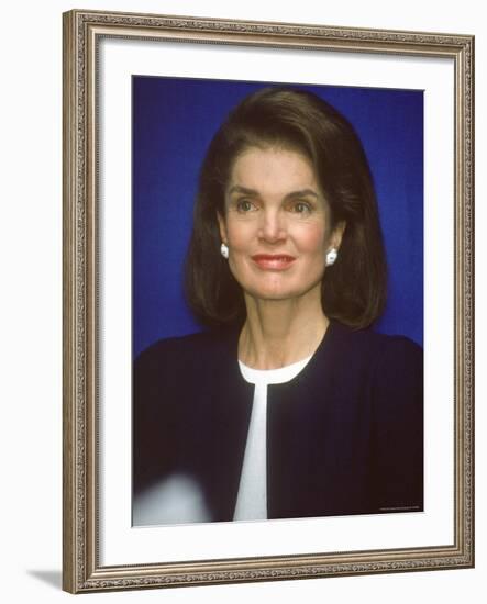 Jacqueline Kennedy Onassis-David Mcgough-Framed Premium Photographic Print