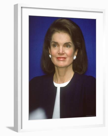 Jacqueline Kennedy Onassis-David Mcgough-Framed Premium Photographic Print