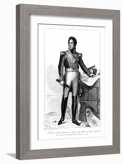 Jacques Alexandre Bernard (1768-182), Marquis De Lauriston, 1839-Julien Leopold Boilly-Framed Giclee Print