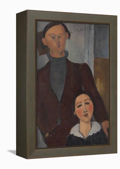 Jacques and Berthe Lipchitz, 1916-Amedeo Modigliani-Framed Premier Image Canvas