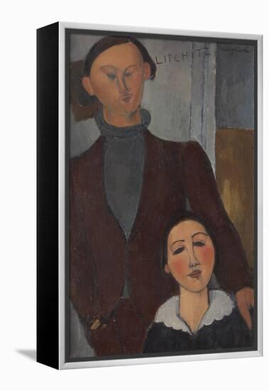 Jacques and Berthe Lipchitz, 1916-Amedeo Modigliani-Framed Premier Image Canvas