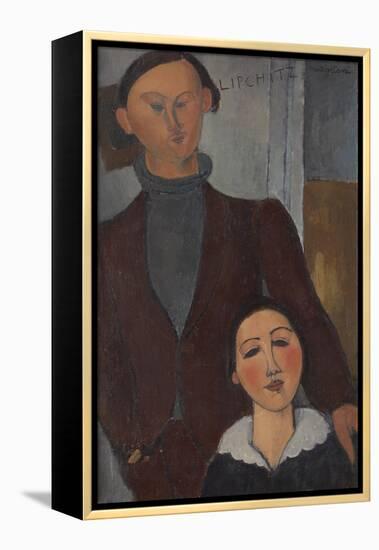 Jacques and Berthe Lipchitz, 1916-Amedeo Modigliani-Framed Premier Image Canvas