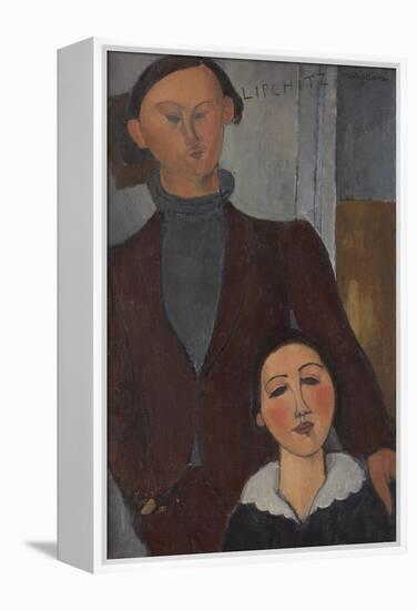 Jacques and Berthe Lipchitz, 1916-Amedeo Modigliani-Framed Premier Image Canvas