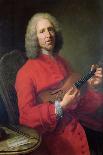 Jean-Philippe Rameau (1683-1764) with a Violin-Jacques Andre Joseph Aved-Mounted Giclee Print