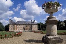 Chateau De Fayel Facade and French Garden, 1650-1655-Jacques Bruant-Giclee Print