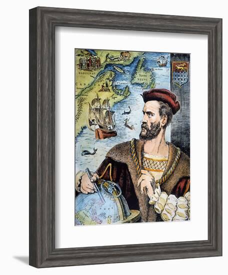 Jacques Cartier (1491-1557)-null-Framed Giclee Print