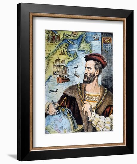 Jacques Cartier (1491-1557)-null-Framed Giclee Print