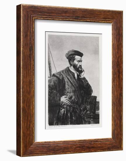 Jacques Cartier, French Explorer-Middle Temple Library-Framed Photographic Print