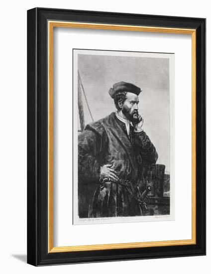 Jacques Cartier, French Explorer-Middle Temple Library-Framed Photographic Print