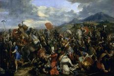 Alexandre le Grand, vainqueur de Darius à la bataille d'Arbelles (331 av. J.-C.)-Jacques Courtois-Giclee Print