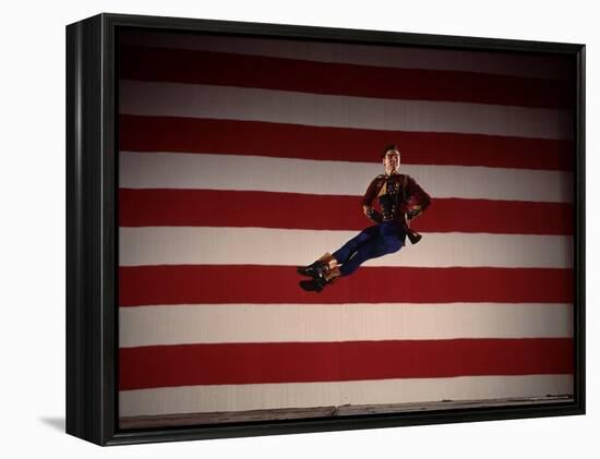 Jacques D'Amboise in New York City Ballet Production of Stars and Stripes-Gjon Mili-Framed Premier Image Canvas