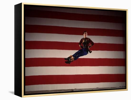 Jacques D'Amboise in New York City Ballet Production of Stars and Stripes-Gjon Mili-Framed Premier Image Canvas