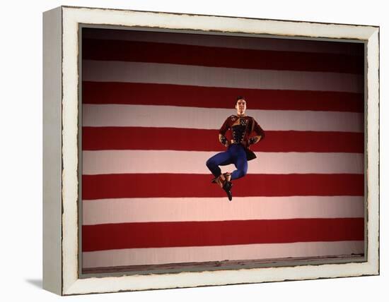 Jacques D'Amboise in New York City Ballet Production of Stars and Stripes-Gjon Mili-Framed Premier Image Canvas