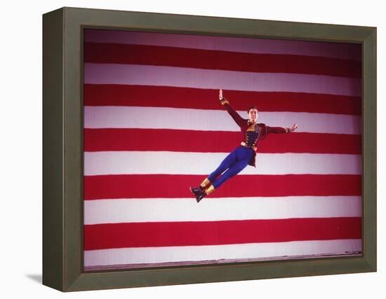 Jacques D'Amboise in New York City Ballet Production of Stars and Stripes-Gjon Mili-Framed Premier Image Canvas