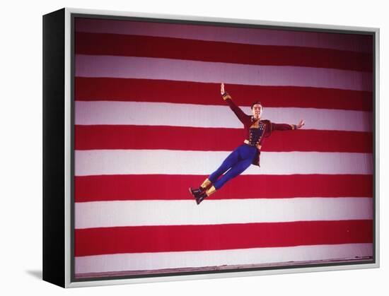 Jacques D'Amboise in New York City Ballet Production of Stars and Stripes-Gjon Mili-Framed Premier Image Canvas