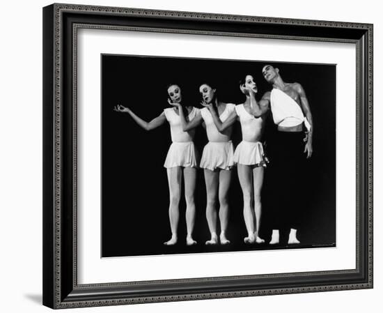 Jacques D'Amboise of the New York City Ballet-John Dominis-Framed Premium Photographic Print