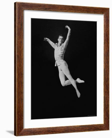 Jacques D'Amboise of the New York City Ballet-John Dominis-Framed Premium Photographic Print