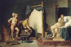 Apelle et Campaspe-Jacques David-Mounted Giclee Print