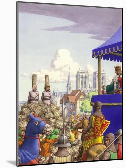 Jacques De Molay About to Be Burned at the Stake-Pat Nicolle-Mounted Giclee Print