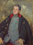 Study for a Portrait of Paul Morand (1888-1976) (Oil on Card)-Jacques-emile Blanche-Giclee Print