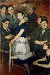 The Painter Thaulow and His Children, or the Thaulow Family, 1895 (Oil on Canvas)-Jacques-emile Blanche-Giclee Print