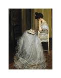 Mother Reading-Jacques Emile Blanche-Framed Premium Giclee Print