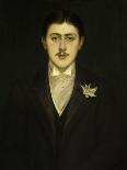 Portrait of P.Louys, C1861-1942-Jacques Emile Blanche-Framed Giclee Print