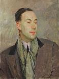 Study for a Portrait of Paul Morand (1888-1976) (Oil on Card)-Jacques-emile Blanche-Giclee Print