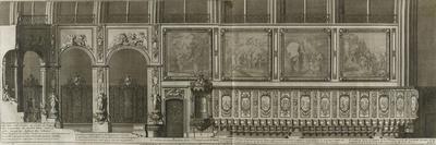 Planche 246 (2) : Elévation de la façade côté cour l'hôtel de Bretonvilliers , construit par-Jacques-François Blondel-Framed Giclee Print