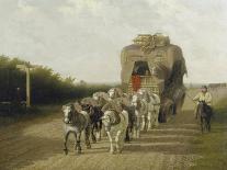 The Stage Coach of Ludlow, 1801-Jacques Laurent Agasse-Framed Giclee Print