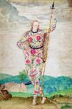 A Young Daughter of the Picts, C.1585 (W/C and Gouache with Gold on Vellum)-Jacques Le Moyne-Giclee Print